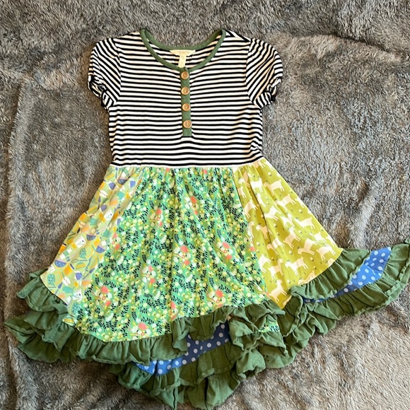 MJ Farmland Frolic Dress- Girl’s size 8 - Picture 1 of 5